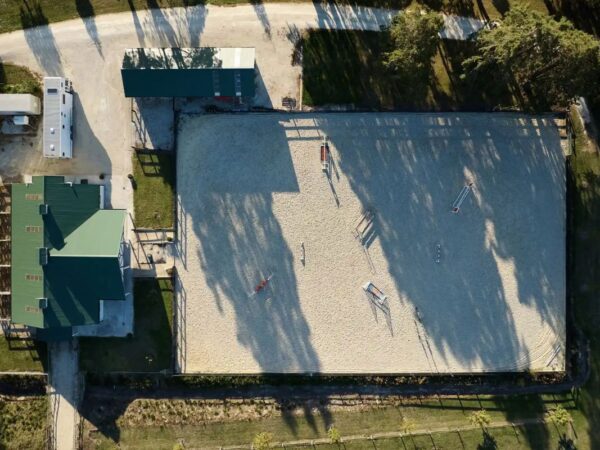 Glen Aros Horse Stables Exterior Horse Arena
